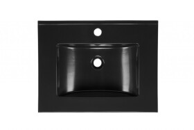 COMAD - Nábytkové umyvadlo LAVA BLACK 60cm 5907441298537
