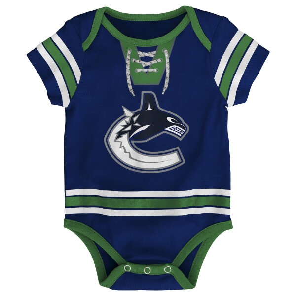 Outerstuff Dětské body Vancouver Canucks NHL Hockey Pro Creeper – Blank Velikost: 18 měsíců