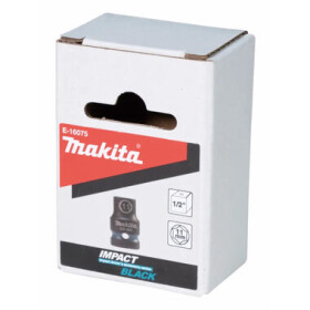 Makita IMPACT BLACK E-16075 / klíč nástrčný 1/2" / čtyřhran / 11mm (E-16075)