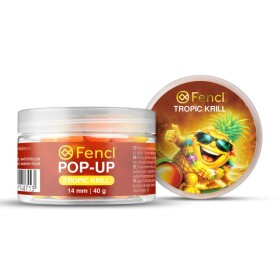 Fencl Boilies Pop Up Tropic Krill - 14mm 40g,Fencl Boilies Pop Up Tropic Krill - 14mm 40g