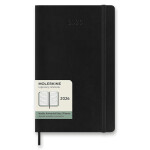 Diář Moleskine 2026 - měkké desky, L, týdenní, horizontální, černý