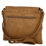Dámská crossbody kabelka s hadím vzorem Geina, hnědá