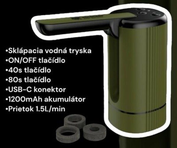 Holdcarp Set kanystr+automatický kohoutek Smart Rechargeable Tap+Cubic Water Carrier 18l (50695059)