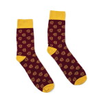 GENTLEMEN'S HARDWARE Pánské ponožky v dárkové plechovce Beer, hnědá barva, textil