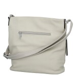 Zajímavá dámská koženková crossbody kabelka Denisa, šedá