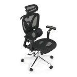 Kancelářská židle, synchronní mechanismus, černá síťovina, KA-B2363 BK