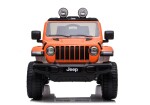 Mamido Elektrické autíčko Jeep Wrangler Rubicon 4x4 oranžové