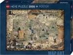 HEYE Puzzle Map Art: Svět pirátů