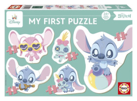 Baby puzzle Stitch 5v1 (3-5 dílků)