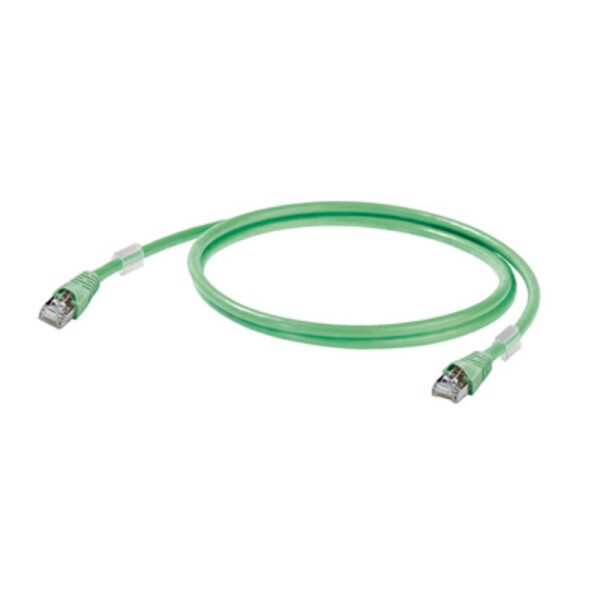 Weidmüller 1166000200 RJ45 síťové kabely, propojovací kabely CAT 5 SF/UTP 20.00 m zelená samozhášecí, s ochranou 1 ks