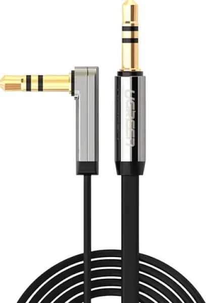Ugreen 10597 stříbrná / Audio kabel Jack 3.5 mm (M) - Jack 3.5 mm (M) / 1 m (10597)