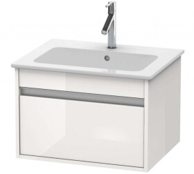 DURAVIT - Ketho Umyvadlová skříňka 41x60x48 cm, 1 zásuvka, lesklá bílá KT641802222