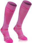 Kompresní podkolenky Compressport FULL SOCKS V2.1 - růžové Velikost: EU 45-47 / 30-38 cm obvod lýtka