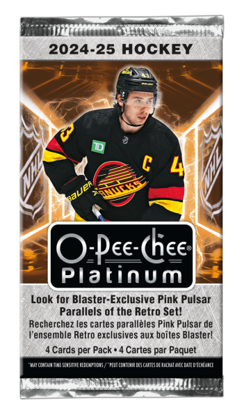Hokejové karty NHL 2024-25 Upper Deck O-Pee-Chee Platinum Blaster Balíček
