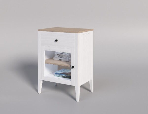 ARTEN (NANO Systems s.r.o.) Buková komoda TALO-KT7 (Bílá)