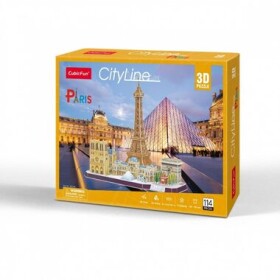 CubicFun 3D puzzle CityLine panorama: Paříž 114 ks