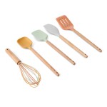 Kitchen Craft Sada kuchyňského náčiní Idilica – set 5 ks, multi barva, dřevo