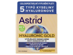 Astrid Hyaluronic Gold vyplňující denní krém proti vráskám SPF 10 50ml