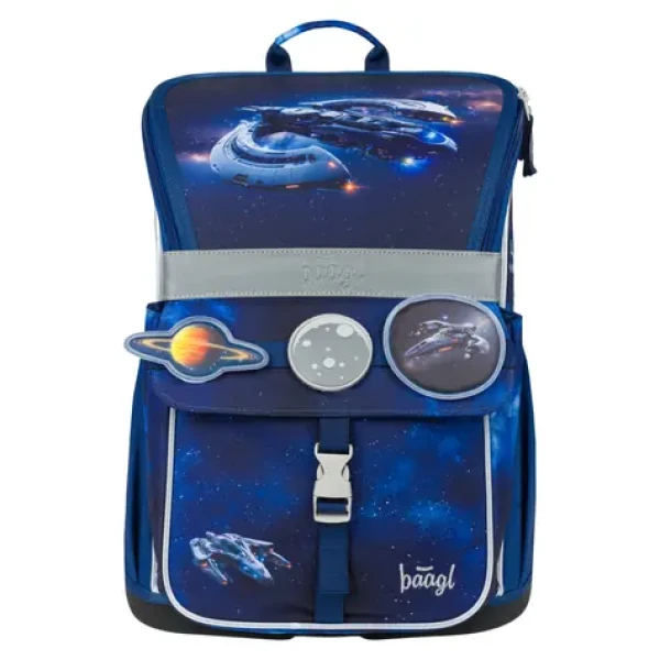 BAAGL Školní aktovka Zippy Vesmírná loď (A-34787)