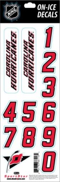 Sport Star Samolepky na helmu Carolina Hurricanes NHL Decals White Retro