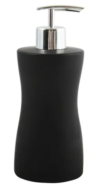 MSV PALMA dávkovač mýdla černý / keramika / 420 ml