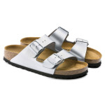 Dámské žabky Birkenstock Arizona Birko-Flor Silver regular width (1012282) 39