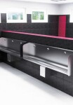 SANELA - Nerezové pisoárové žlaby Pisoárový žlab s elektronikou, délka 1200 mm, napájení ze sítě, nerez SLPN 03E