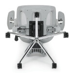 Kancelářská židle, synchronní mechanismus, šedá síťovina, KA-B2361 GREY