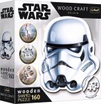 Puzzle Wood Craft Origin Star Wars: Helma stormtroopera 160 dílků - Trefl