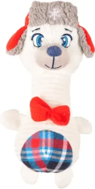 Flamingo Vánoční polární medvěd plyšový pro psy 27cm (FLA-518149)