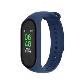 Forever SB-50 modrý / Chytrý náramek / Bluetooth 4.2 / Krokoměr. Monitorování spánku. Notifikace / Výdrž až 7 dní / IP67 (GSM180924)