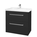 Dřevojas - Umyvadlová skříňka BIG INN SZZ2 80 - N03 Graphite / Úchytka T01 / N03 Graphite 200671A