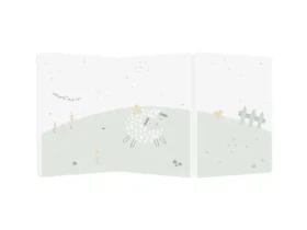 KikkaBoo Skládací matrace 60x120x5 cm Sleepy Sheep (31107020051KB)