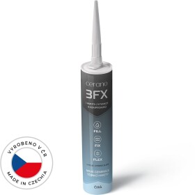 CERANO – Profesionální těsnící/lepící hmota nové generace 3FX - 3v1 - čirá