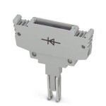 Weidmüller Z-series, Accessories, Cross-connector, For the terminals, No. of poles: 2 ZQV 2.5/2 1608860000-60 žlutá 60 ks