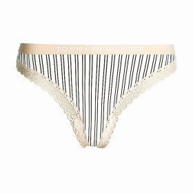 Dámská tanga Tonal Logo Lace UW0UW04463-0F8 - Tommy Hilfiger L