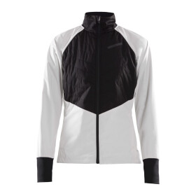 Dámská ekologická bunda pro běh na lyžích CRAFT Storm Balance bílá/černá