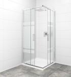 Sprchový kout čtverec 90x90 cm SAT TEX SIKOTEXQ90CRS SIKOTEXQ90CRS