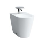 Laufen - Kartell Stojící bidet, zadní přívod, s LCC, bílá H8323314003021