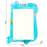 MalPlay Magický tablet s LED světelnou abecedou velryba