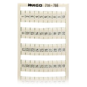 WAGO 209-766 popisné karty Otisk (Kabelový značkovač): 1 - 50 5 ks
