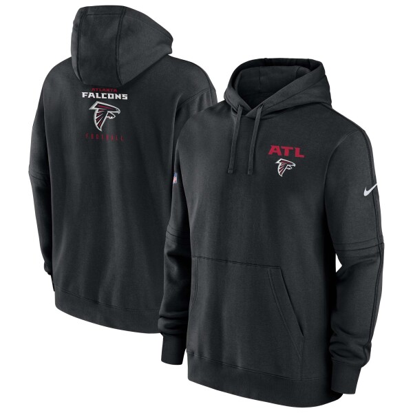 Nike Pánská mikina Atlanta Falcons NFL 2023 Sideline Club Hoodie Velikost: S