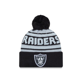 New Era Pánská zimní čepice Las Vegas Raiders NFL Pom Wordmark