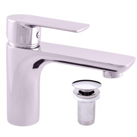 RAV Slezák - VLTAVA - Umyvadlová baterie s výpustí, Chrom, 1/2" VT427.5K
