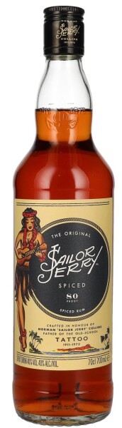 Sailor Jerry Spiced Rum 40% 0,7 l (holá lahev)