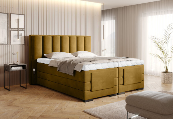 Boxspring Veros Rozměr: 180 x 200 cm, látka: Loco 45