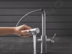 GROHE - Blue Home Dřezová baterie Connected, s chladícím zařízením a filtrací, supersteel 31539DC0