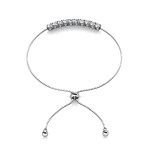 Royal Fashion stříbrný pozlacený náramek Swarovski DBS0147-001-WG