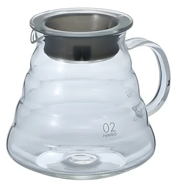 Hario V60 Range Server XGS-60TB / Konvice na kávu / 600 ml / sklo (XGS-60TB)