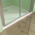 H K - Sprchové dveře MELODY D2 100 dvoukřídlé 96-100 x 195 sklo grape SE- MELODYD2100-319